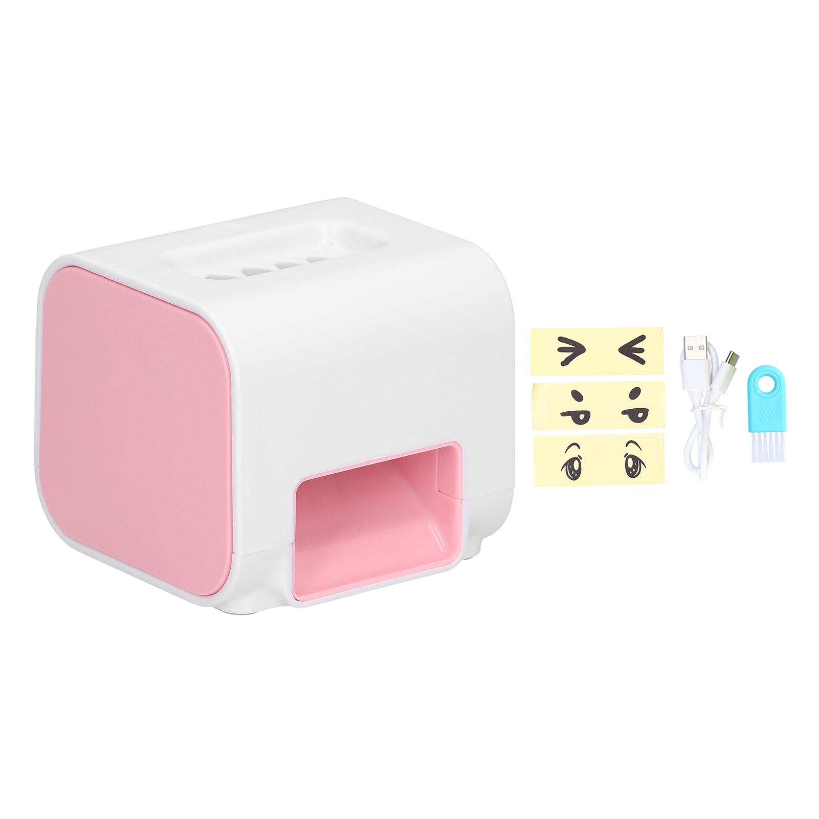 Automatischer Usb-samenöffner Für Melonen Und Sonnenblumen – Zahnschutz – Rosa Und Weiß