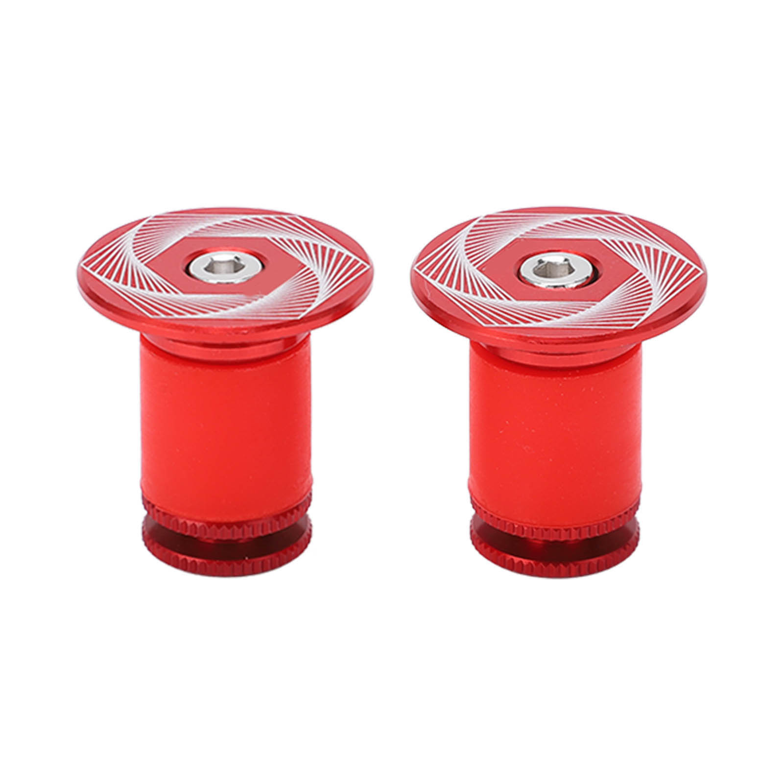Lenkerendkappe Aus Aluminium Für Mountainbikes, Schutzkappe Für Mountainbike-griffe, Rot