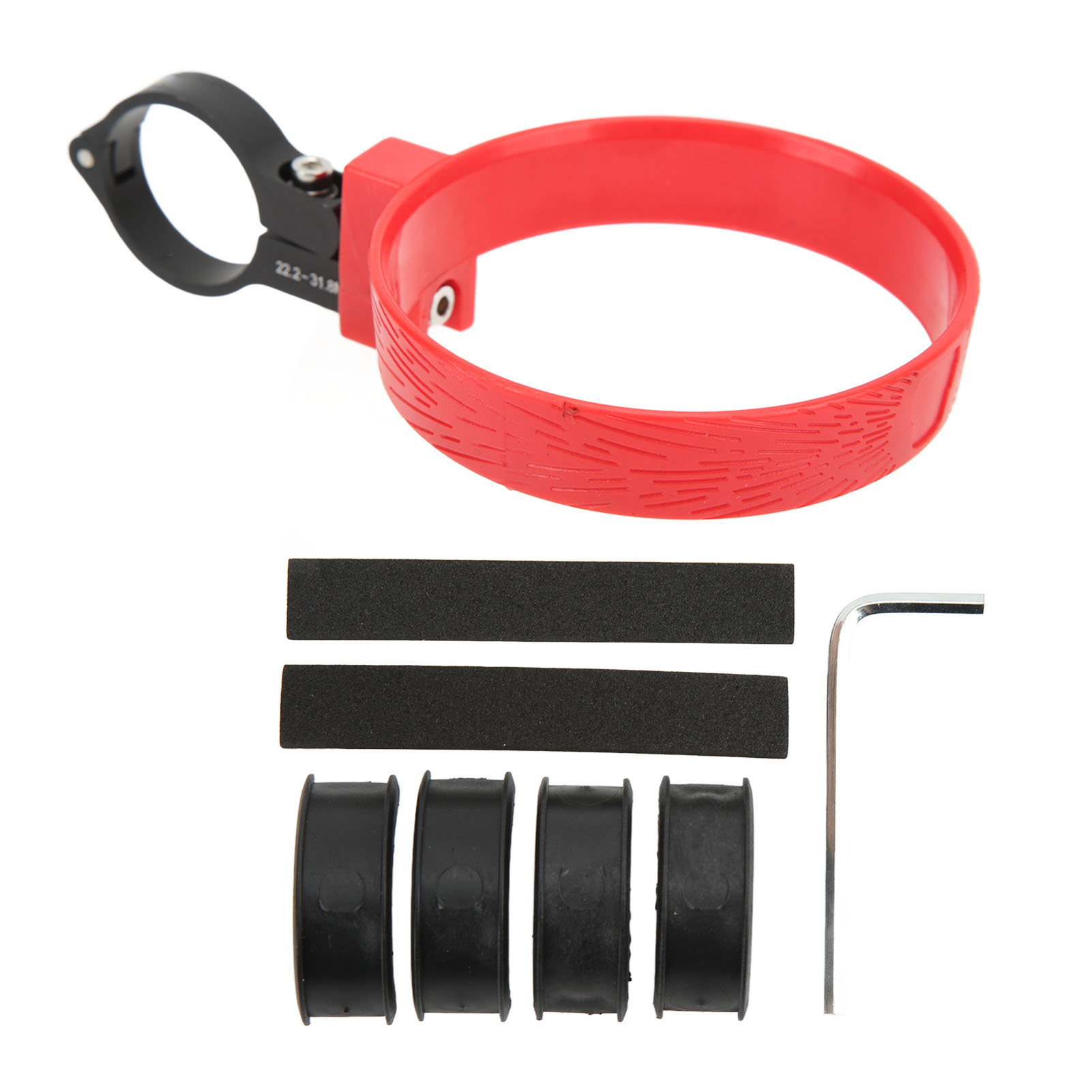 Aluminium-lenkerbecherhalter Für Fahrräder, Kaffee-/teebecherhalter, Rote Fahrradbefestigung