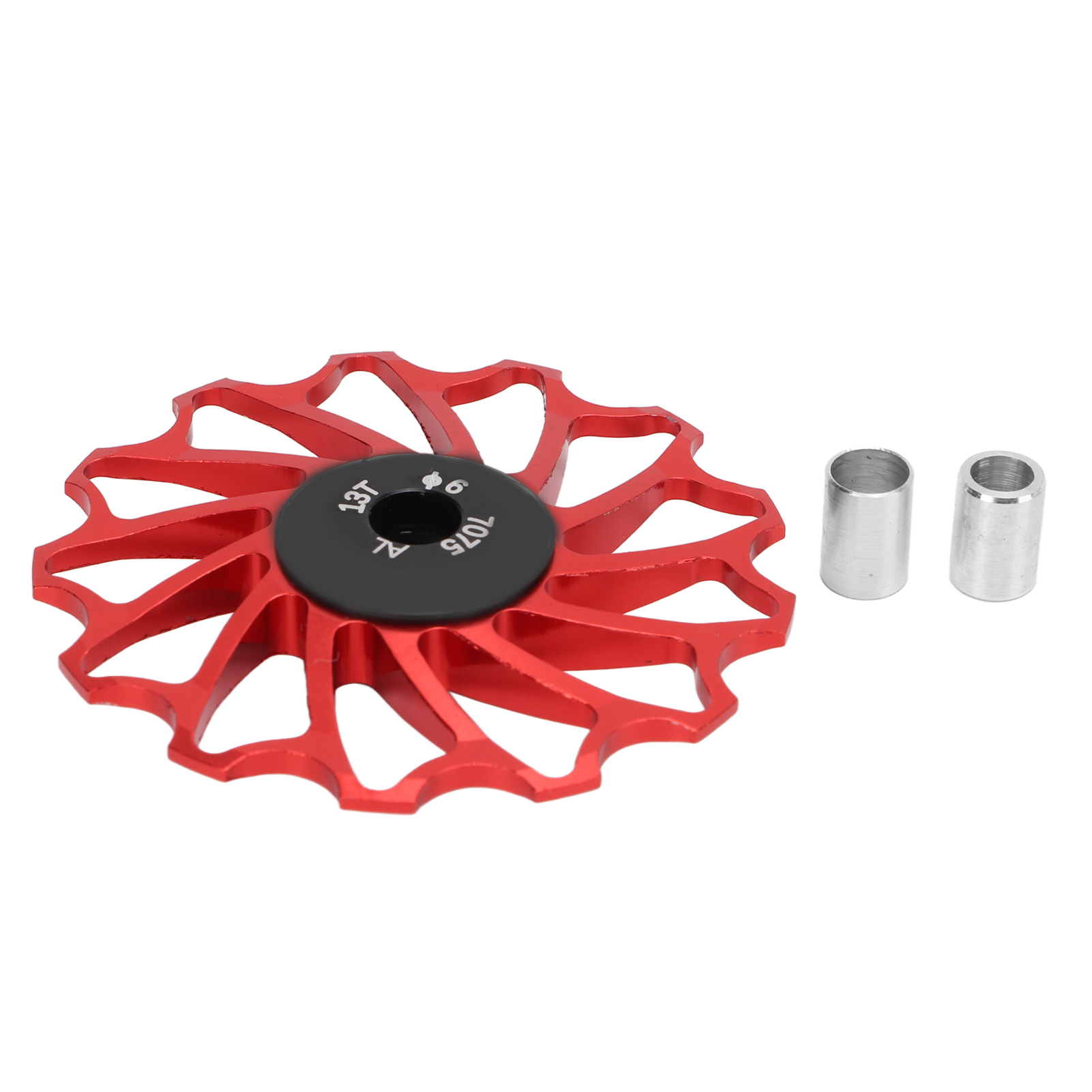 13t Keramik-metall-spannrolle Für Mountainbike-schaltwerk Hinten – Rotes Führungsrad