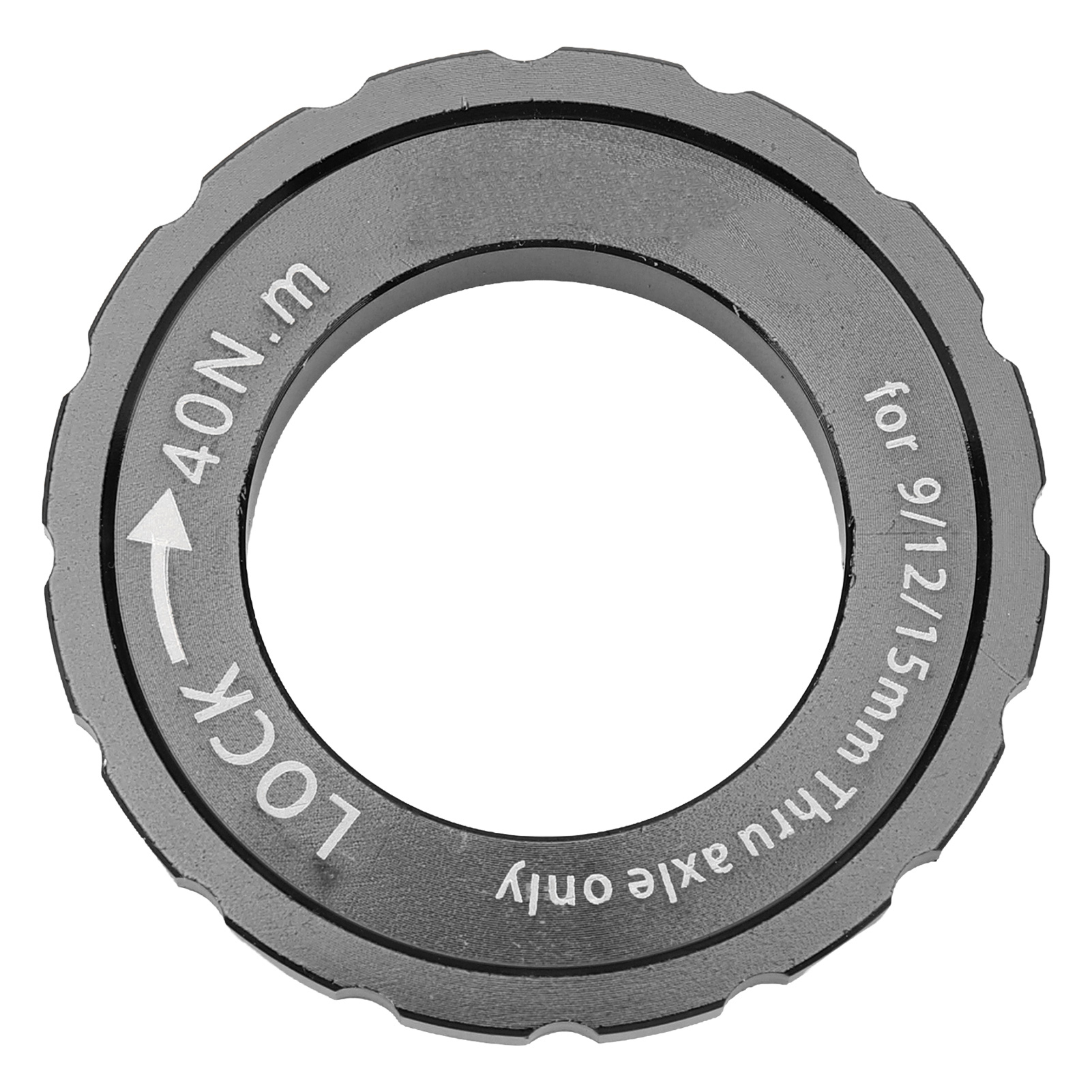 Centerlock-sicherungsring Aus Aluminiumlegierung Für Bremsscheiben Von Rennrädern Und Mountainbikes, Schwarz