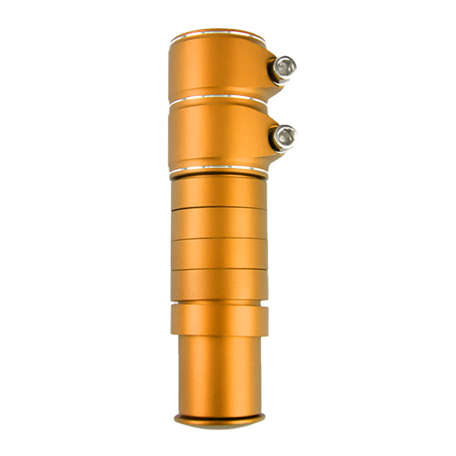 Lenkererhöhung, Vorbauverlängerung Für Mountainbikes Und Rennräder, 13 Cm Adapter Aus Goldfarbener Aluminiumlegierung