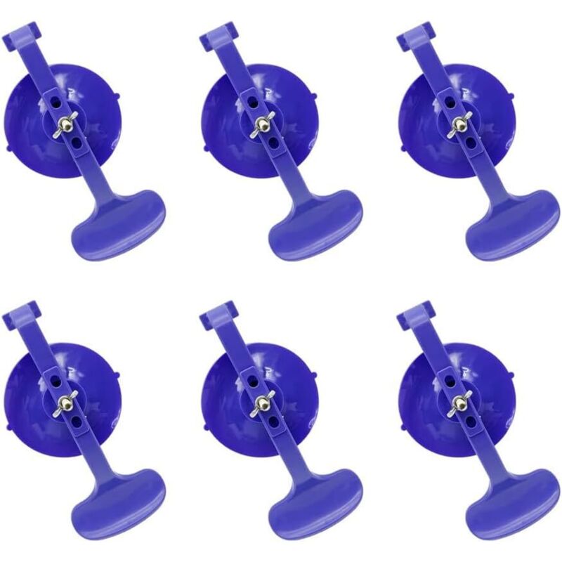 Set Mit 6 Hochwertigen Saugnäpfen Zur Optimalen Reparatur Von Windschutzscheiben Von Cabriolets.