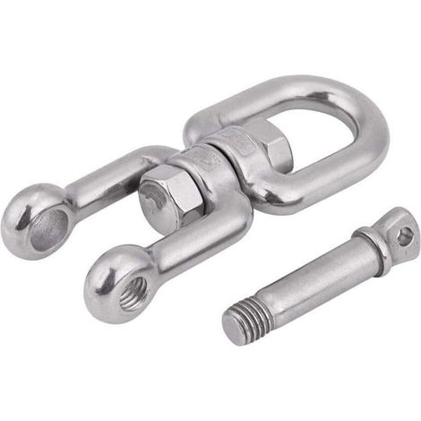 Drehbarer Schäkel, Robuster Drehringschäkel Aus Edelstahl 304 (12 Mm)