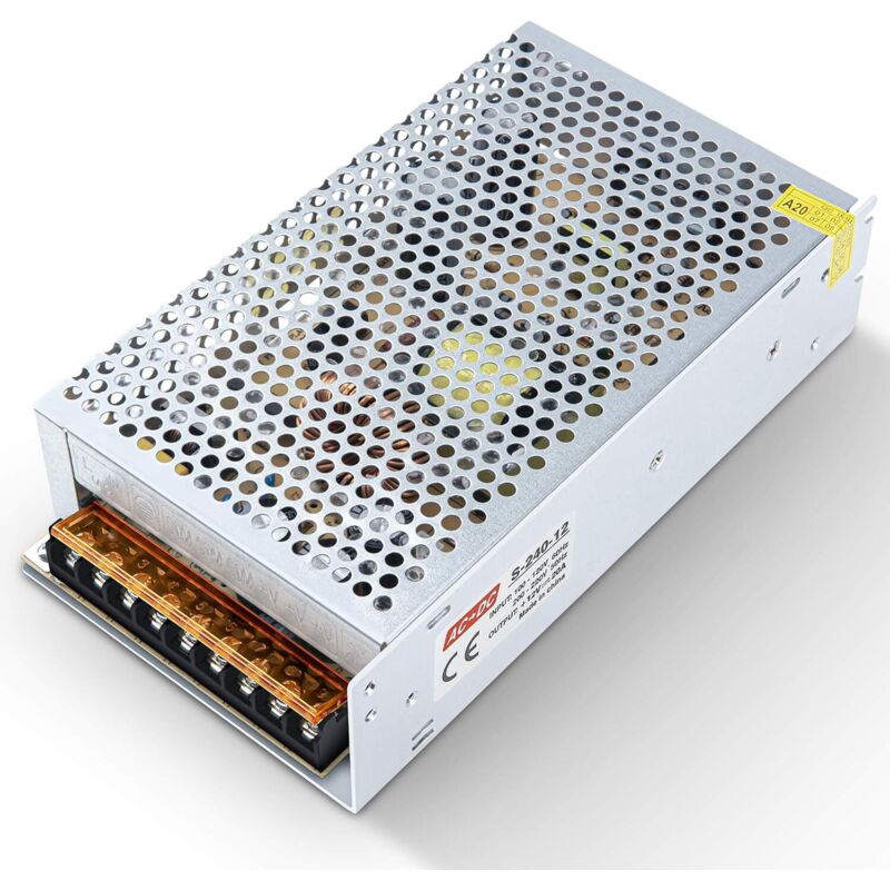 12v 20a Schaltnetzteil, Netzadapter, 240w Transformator Für Led-streifen, Wechselstrom 100v/240v Auf Gleichstrom 12v, 20a Und 240w.