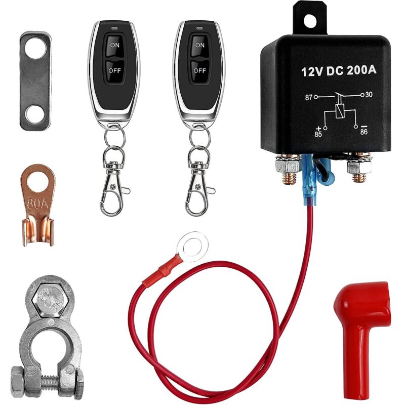 12v Dc 200a Batterietrennschalter Mit Fernbedienung Für Auto Und Boot.