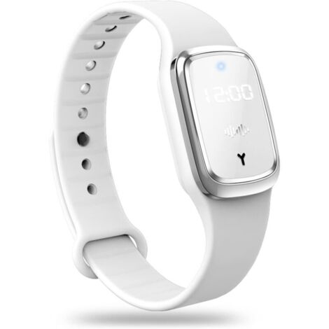 Ultraschall-mückenschutzarmbänder, Ultraschall-abwehrarmbänder, Insektenschutzarmband, Elektronische Uhr Für Kinder Und Erwachsene Zum Campen, Klettern Und Wandern (weiß)