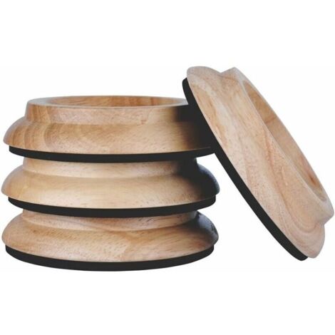 Set Aus 4 Holzschalen – Möbelbeine Aus Eschenholz