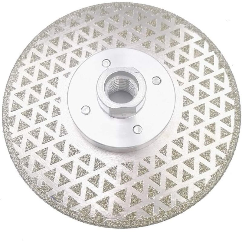 Doppelseitig Galvanisierte Diamanttrenn- Und Polierscheibe 125 Mm X M14 Für Stein, Marmor, Fliesen Und Granit.