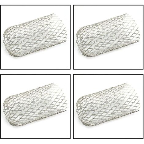 Stück Dachrinnenfilter, Ca. 17 X 12 Cm (6,69 × 4,72 Zoll), Bestehend Aus Dachrinnenfiltern, Gitterrosten, Metallgewebe, Laubfängern, Insektenschutzgittern, Sieben, Laubschutzgittern Und Dachrinnenabde