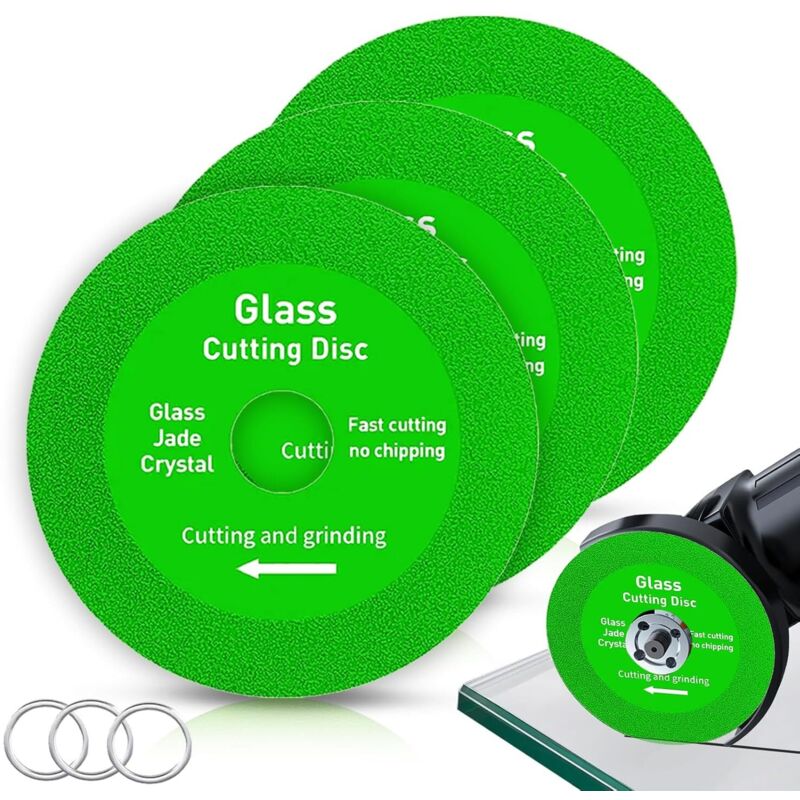 Glastrennscheiben, 100 Schleifscheiben Für 22–23 Mm Starke Steinplatten, Professionelle Diamantscheiben Für Glas, Porzellan, Keramik Und Jadekristallfliesen. Marke: Fresilkora