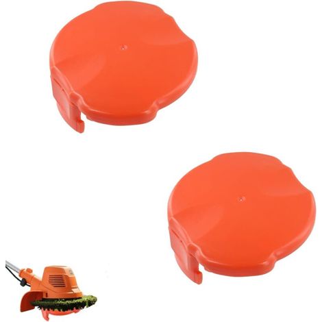 Packung Mit 2 Fly060 Ersatzspulenkappen, Kompatibel Mit Flymo Freischneidern, Einschließlich Contour 500xt, Power Trim 500xt, Mini Trim Auto Plus Und Anderen Modellen.