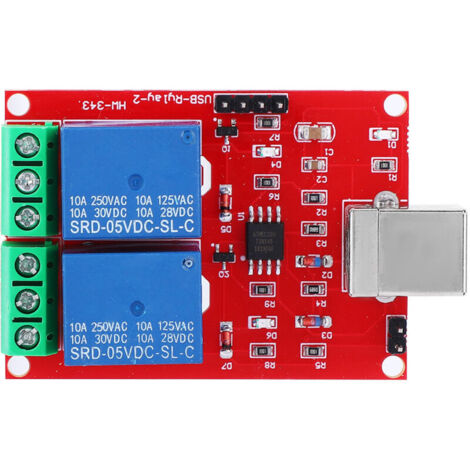 5v Usb-befehlsschalter, 2-kanal-relaismodul, Intelligenter Befehlsschalter Für Computer/pc, Usb-befehlsschalter.