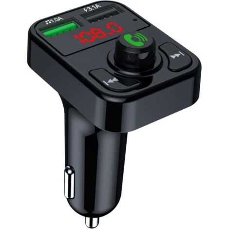 Fm-sender Für Autos, Bluetooth-freisprecheinrichtung Mit Mp3-wiedergabe Und 3,1-a-schnellladefunktion