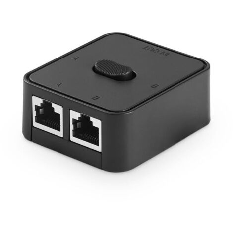 Gigabit-netzwerkschalter, Passiver Ethernet-schalter, Netzwerk-ein-/ausgang A Oder B, Manueller Bidirektionaler Schalter, Keine Stromversorgung Erforderlich.