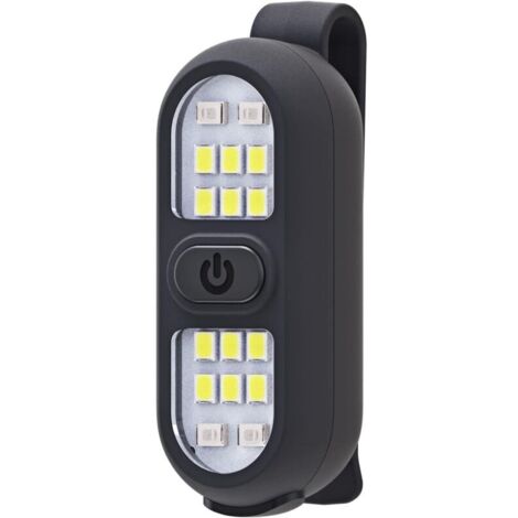 Set Mit 1 Lauflicht Mit Clip, Wiederaufladbar, Sicherheitslicht Für Läufer, Taschenlampe Mit Freisprechfunktion, Arbeitslicht, Blinkendes Led-licht Zum Joggen, Spazierengehen, Campen Und Wandern.