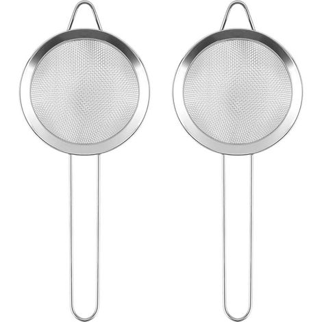 Set Mit 2 Cocktailsieben Aus Edelstahl, Feinmaschiges Sieb Für Professionelle Bars, Vielseitiges Cocktailzubehör, Premium-filter Für Tee Und Getränke