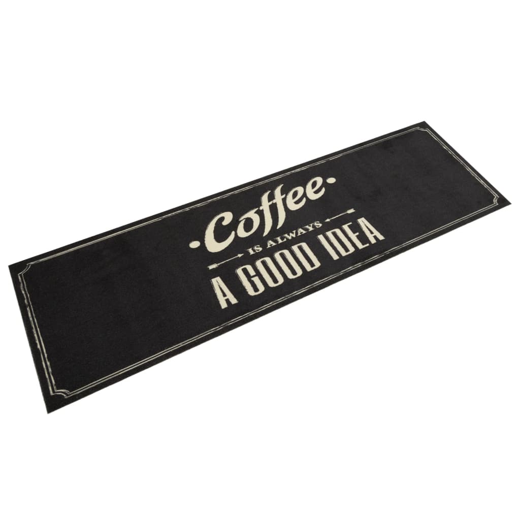 Küchenteppich Waschbar Kaffee 45x150 Cm Samt