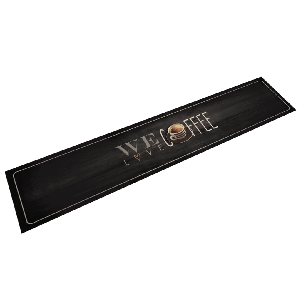 Küchenteppich Waschbar Kaffee 60x300 Cm Samt