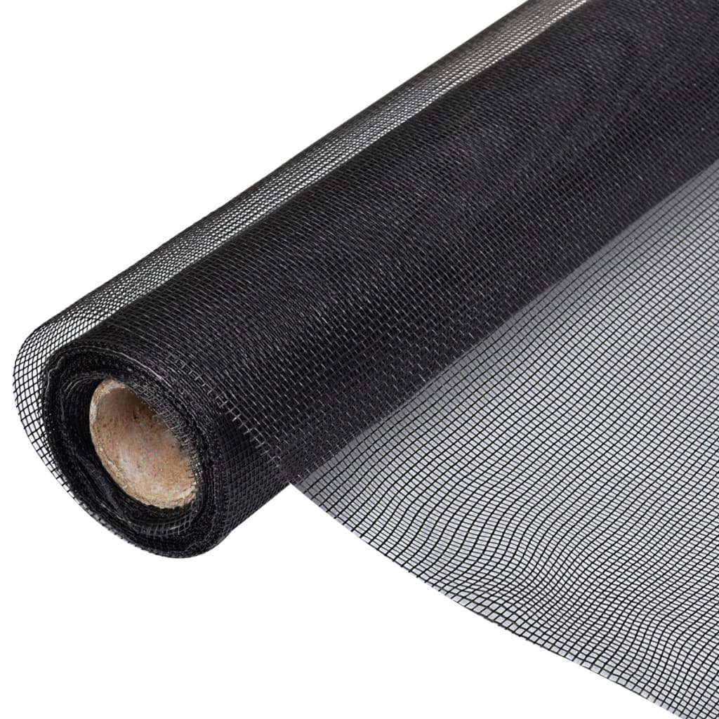 Fiberglas Mesh-rolle Insektenschutzgitter Tür/fenster 100 X 500 Cm Schwarz