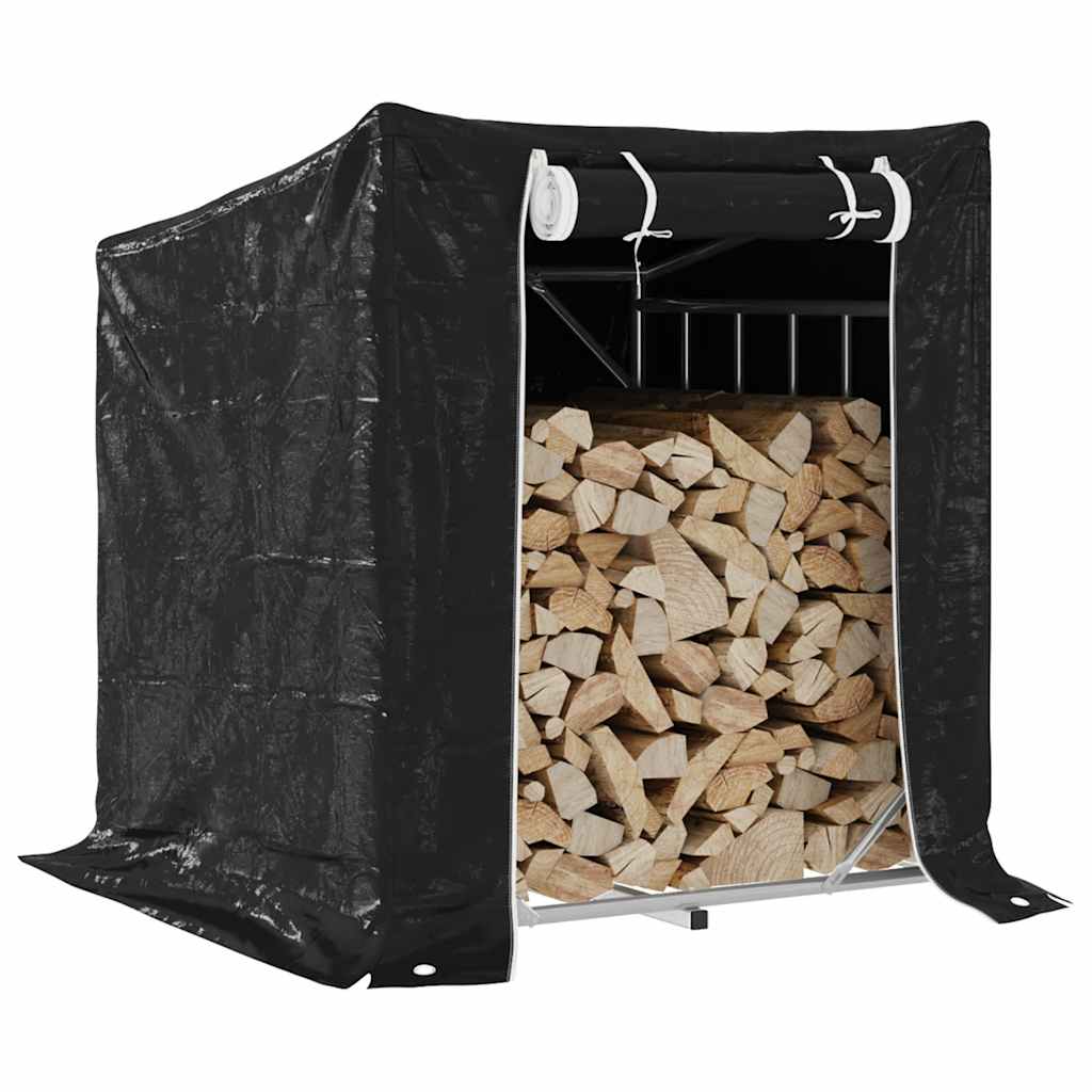 Brennholzregal Mit Regenschutz 100,5x80,5x110,5 Cm