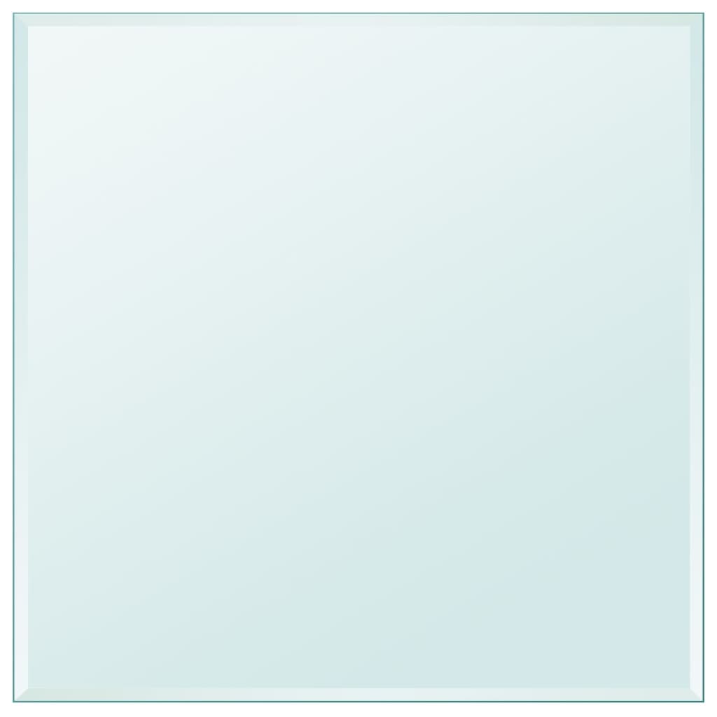Tischplatte Aus Gehärtetem Glas Quadratisch 700x700 Mm