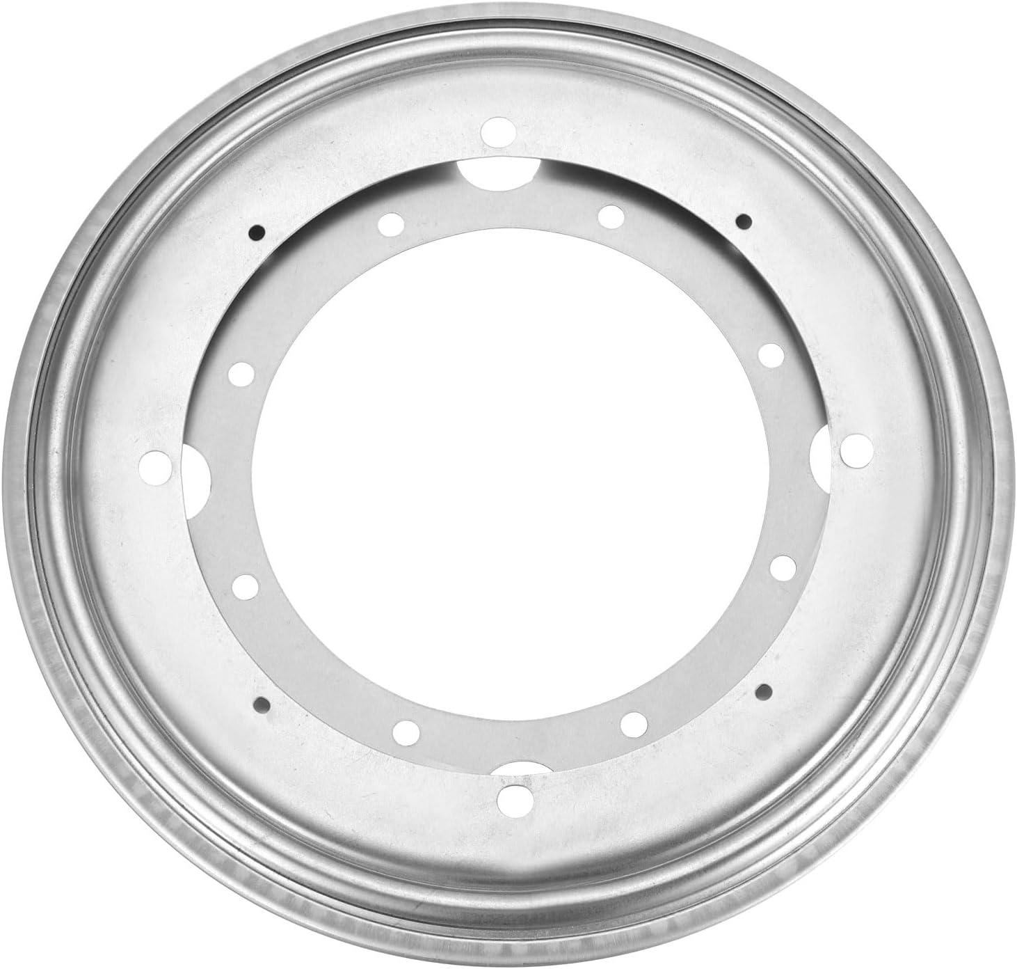 23 Cm (9 Zoll) Drehbarer Plattenteller, Schwenkständer, Runder Plattenteller, Fürs Büro, Silberfarben.