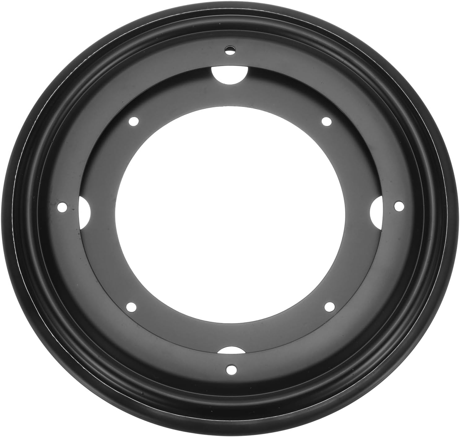 23 Cm (9 Zoll) Drehbarer Plattenteller, Schwenkständer, Runder Plattenteller, Fürs Büro, Schwarz.