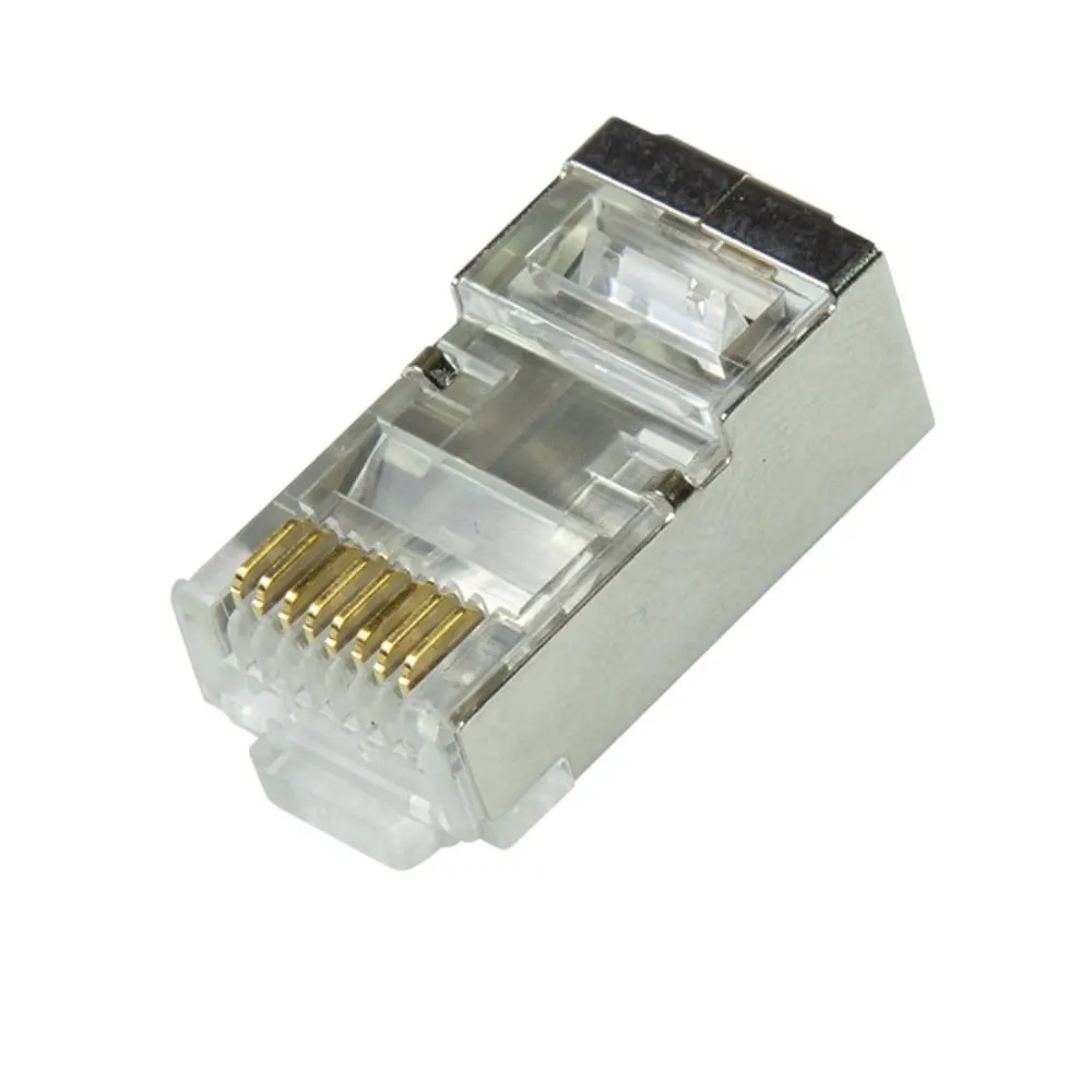 Rj45 Ftp Cat6a Gold Plattiert Ftp Stecker 8p8c Mp0070