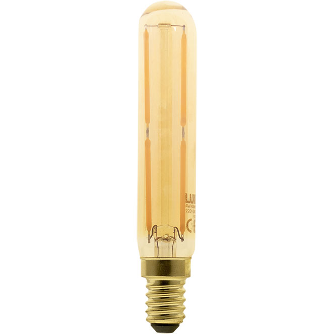 Glühbirne E14 (schlank) T20 Classic Decoled 4w 2200k 400lm Amber-a+