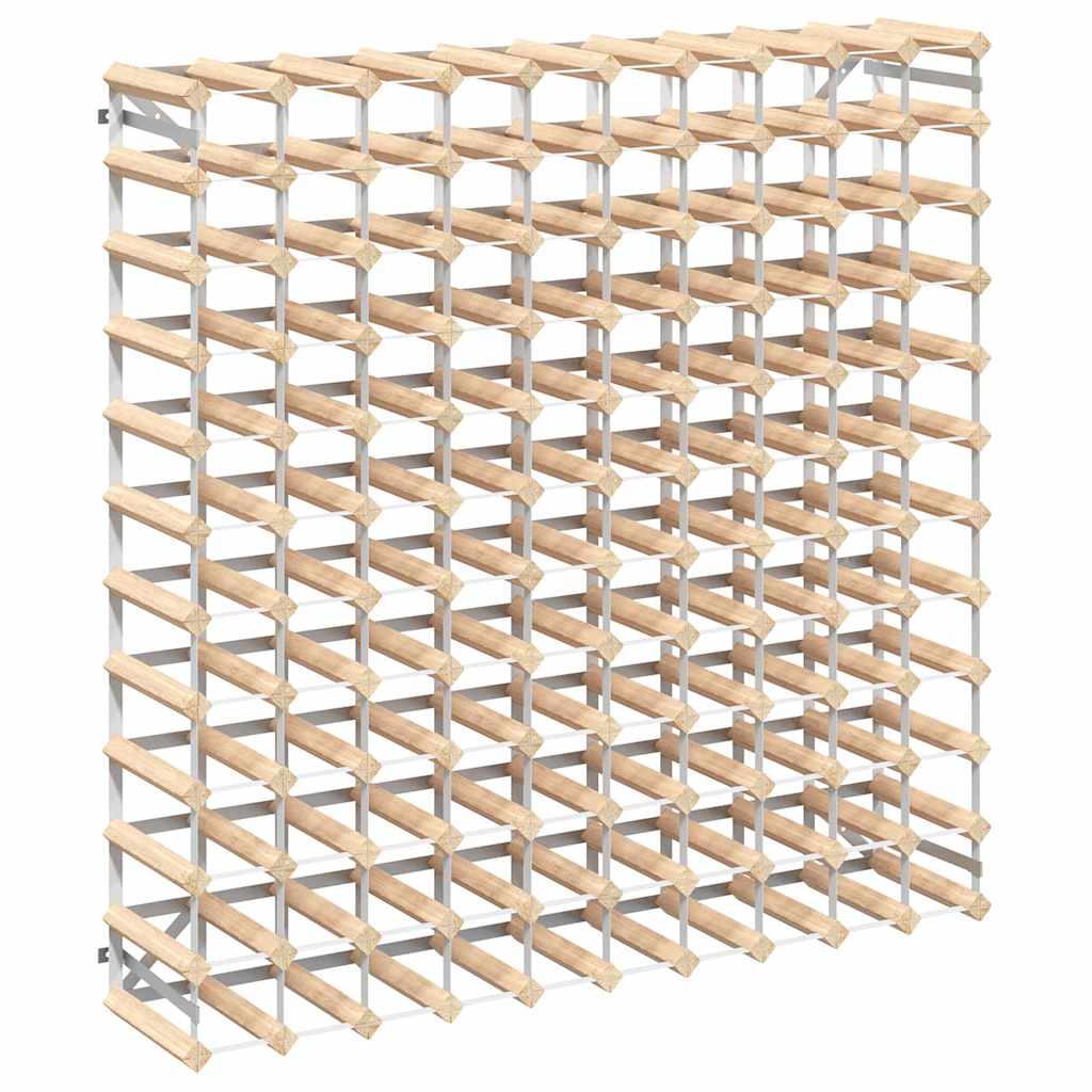 Maison Exclusive - Weinregal Für 120 Flaschen Massivholz Kiefer