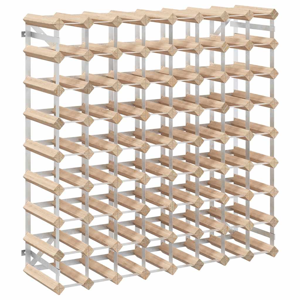 Maison Exclusive - Weinregal Für 72 Flaschen Massivholz Kiefer