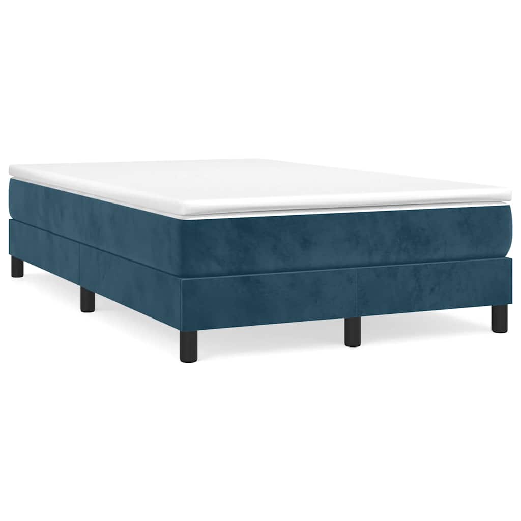 Maison Exclusive - Boxspringbettgestell Dunkelblau 120x200 Cm Sam