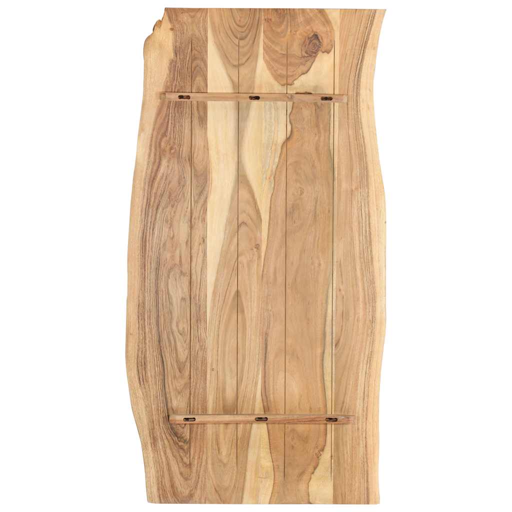 Maison Exclusive - Tischplatte Massivholz Akazie 118x(50-60)x2,5