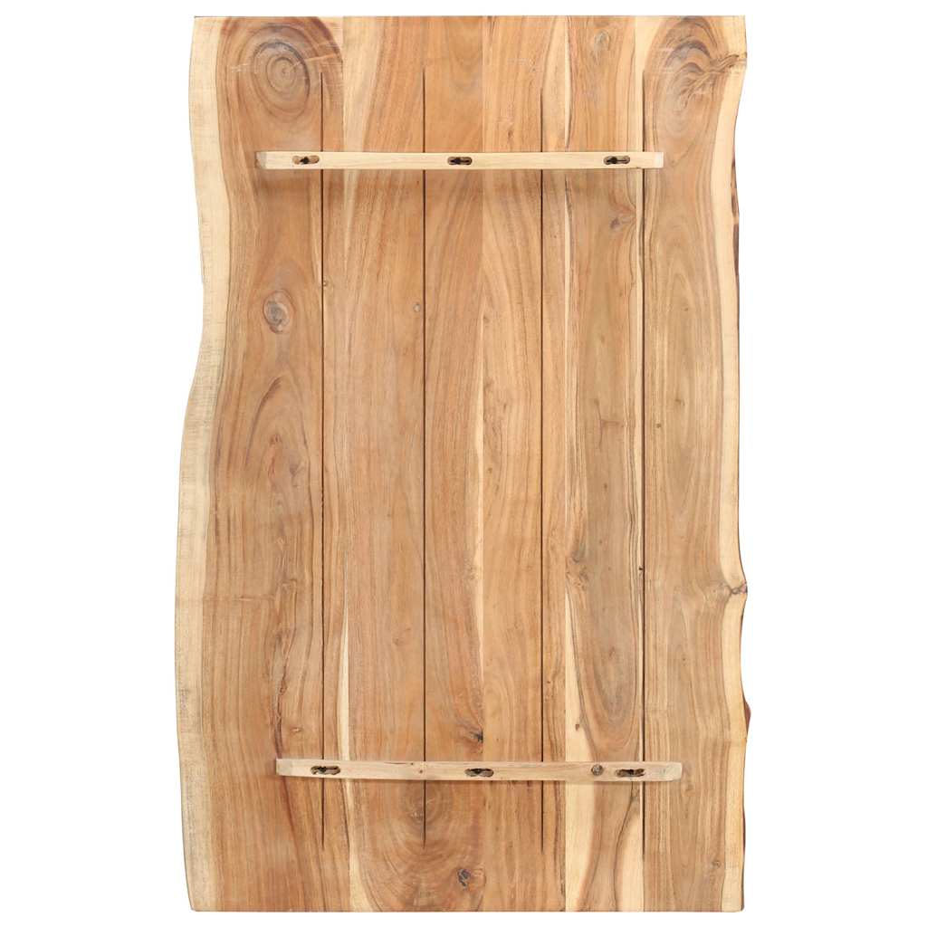 Maison Exclusive - Tischplatte Massivholz Akazie 100x(50-60)x3,8