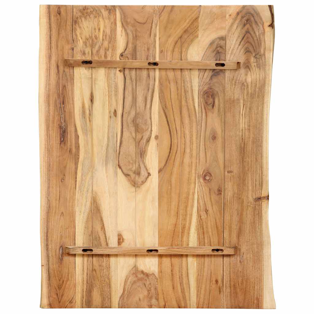 Maison Exclusive - Tischplatte Massivholz Akazie 80x(50-60)x2,5 C