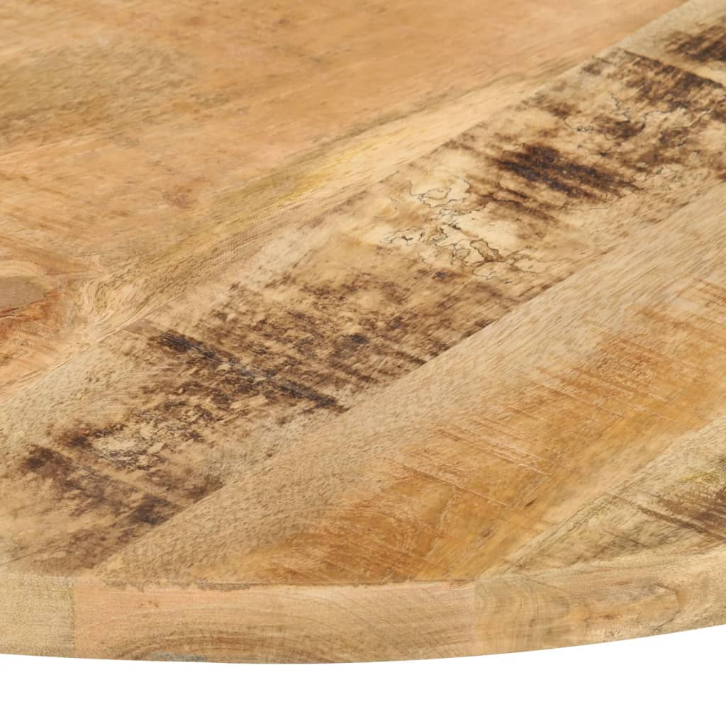 Maison Exclusive - Tischplatte Massivholz Mango Rund 25-27 Mm 60