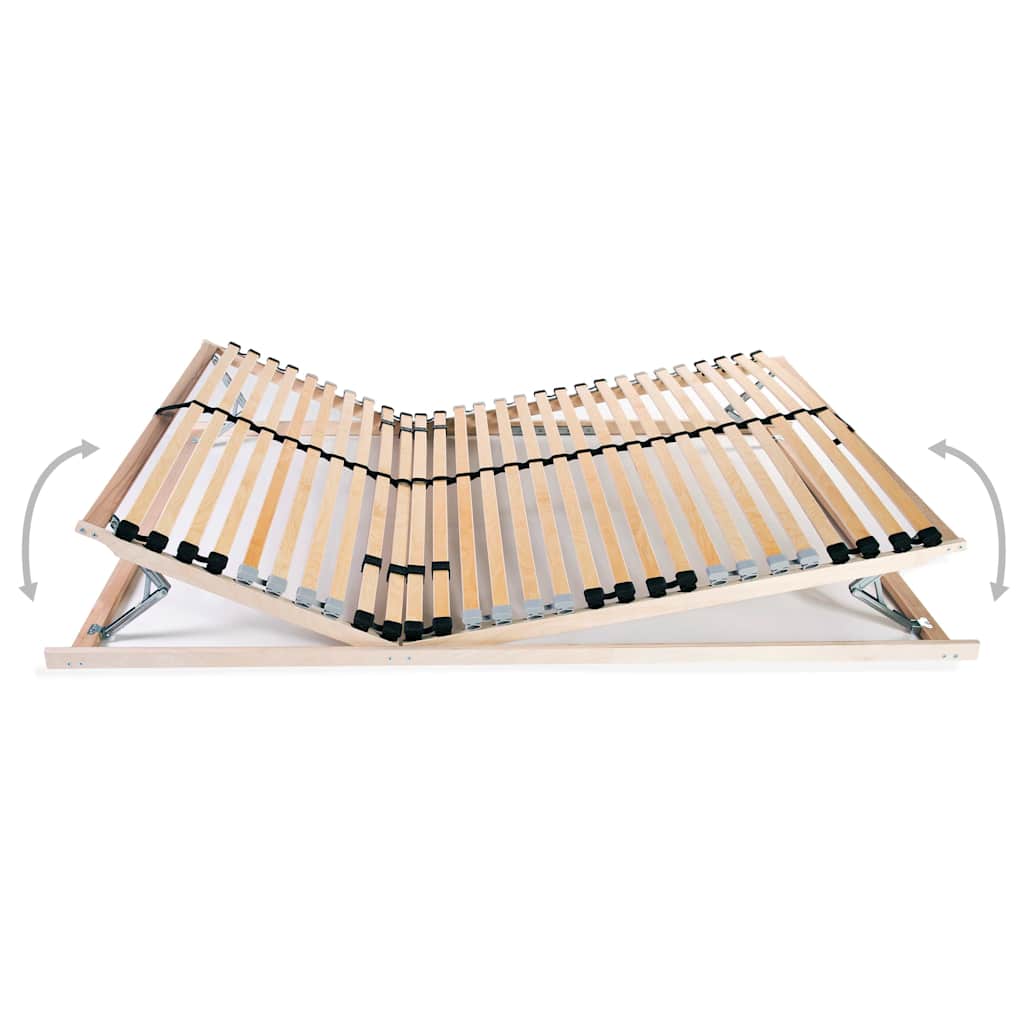 Maison Exclusive - Lattenrost Mit 28 Latten 7 Zonen 120x200 Cm