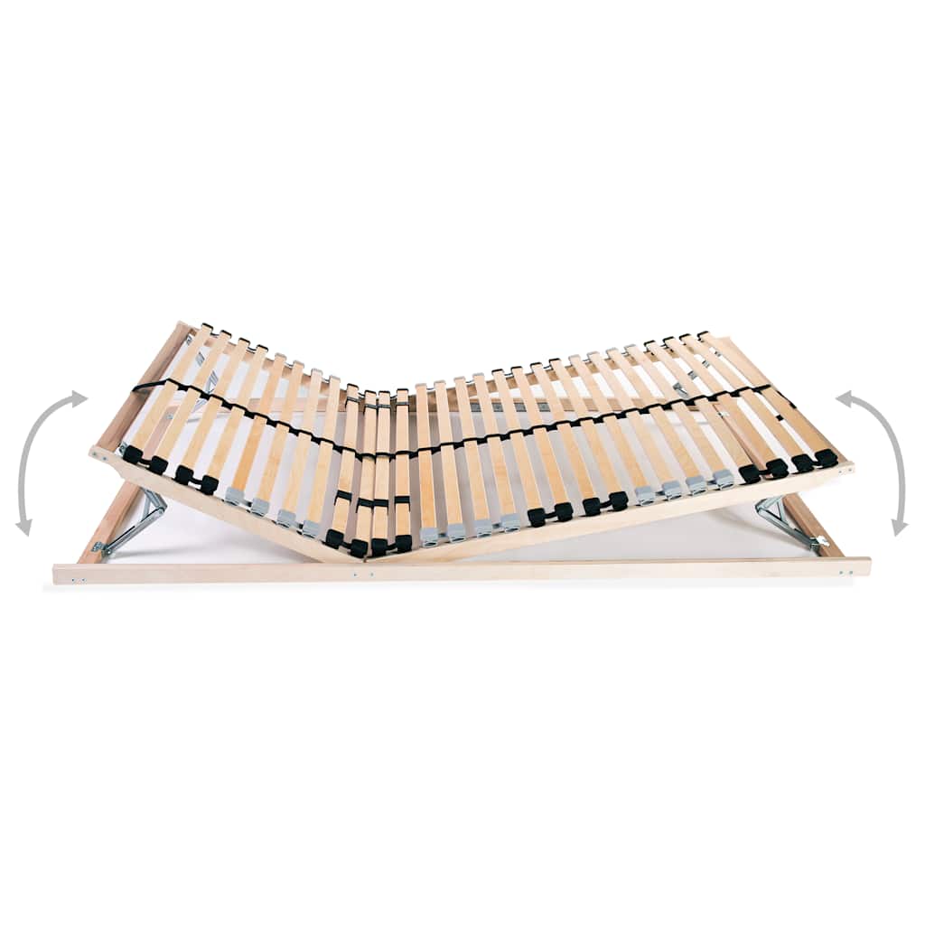 Maison Exclusive - Lattenrost Mit 28 Latten 7 Zonen 80x200 Cm