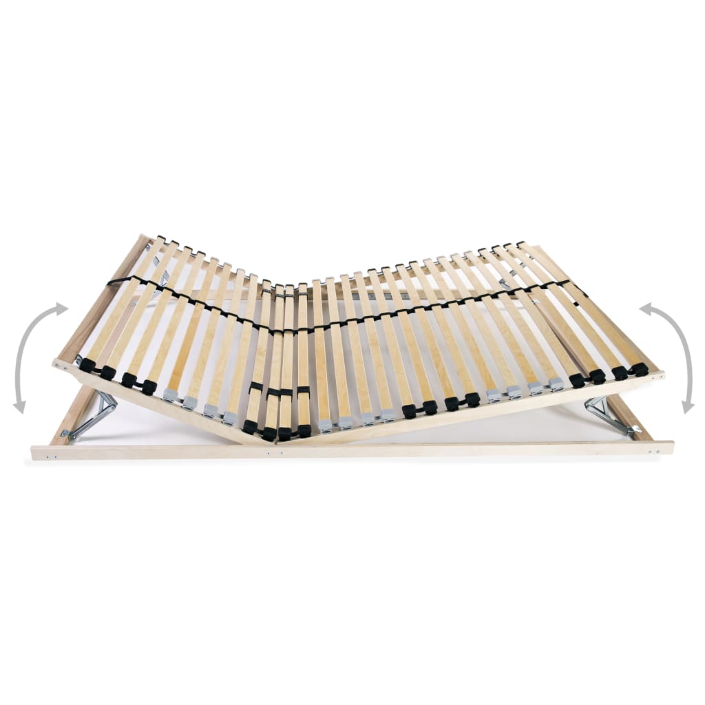 Maison Exclusive - Lattenrost Mit 28 Latten 7 Zonen 100x200 Cm