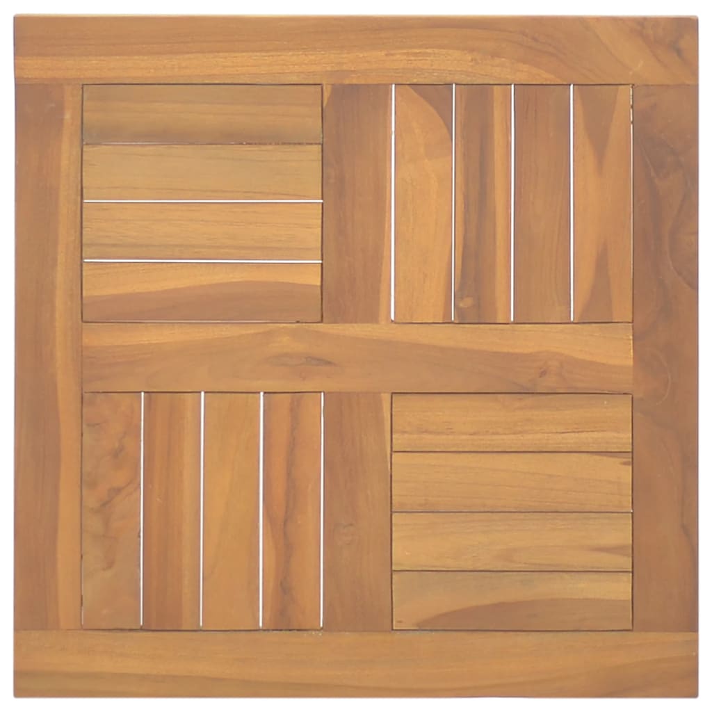 Maison Exclusive - Tischplatte Quadratisch 50x50x2,5 Cm Massivhol