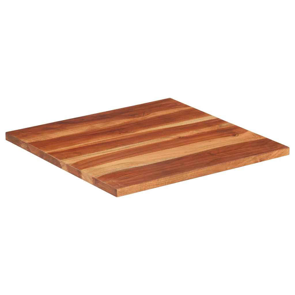 Maison Exclusive - Tischplatte Massivholz Akazie 25-27 Mm 60x60 C