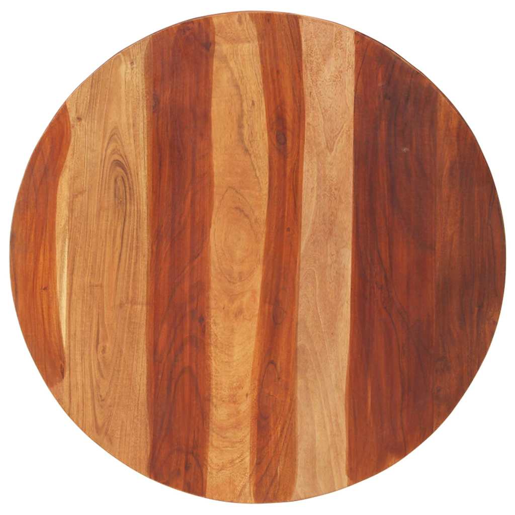 Maison Exclusive - Tischplatte Massivholz Akazie Rund 25-27 Mm 70