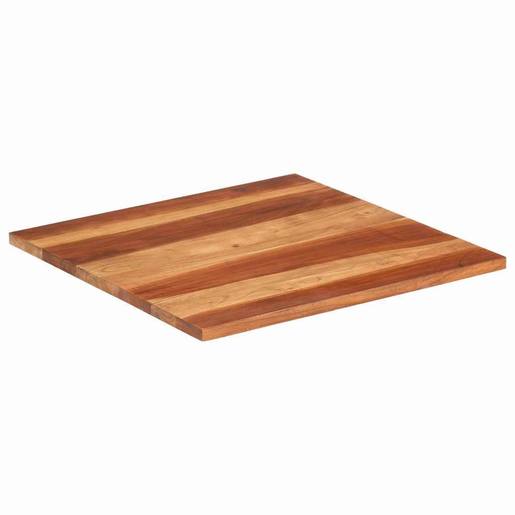 Maison Exclusive - Tischplatte Massivholz Akazie 25-27 Mm 70x70 C