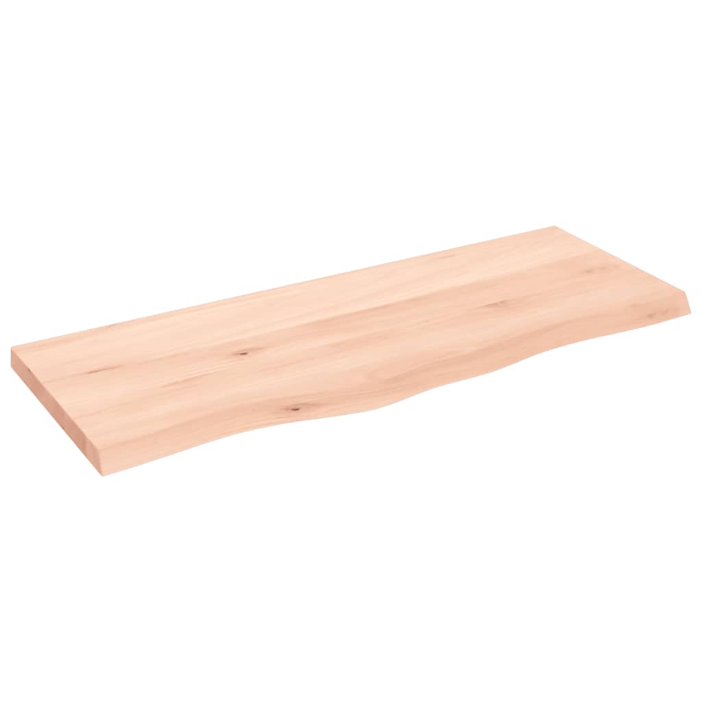 Maison Exclusive - Tischplatte 100x40x(2-4) Cm Massivholz Eiche U