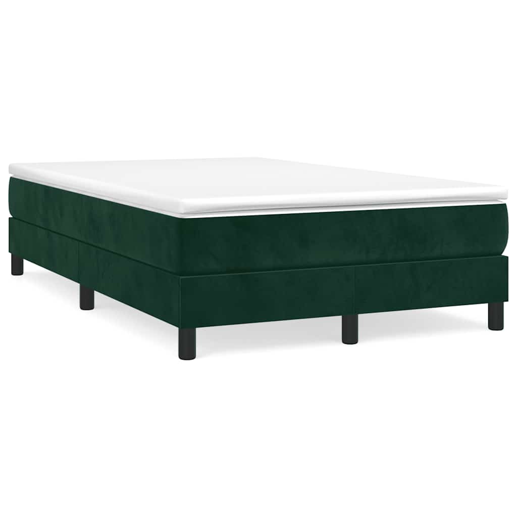 Maison Exclusive - Boxspringbettgestell Dunkelgrün 120x200 Cm Sam