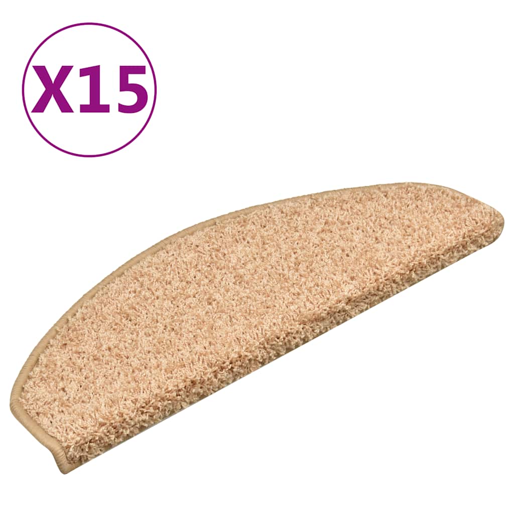 Maison Exclusive - Stufenmatten 15 Stk. 65x21x4 Cm Gold Halbrund