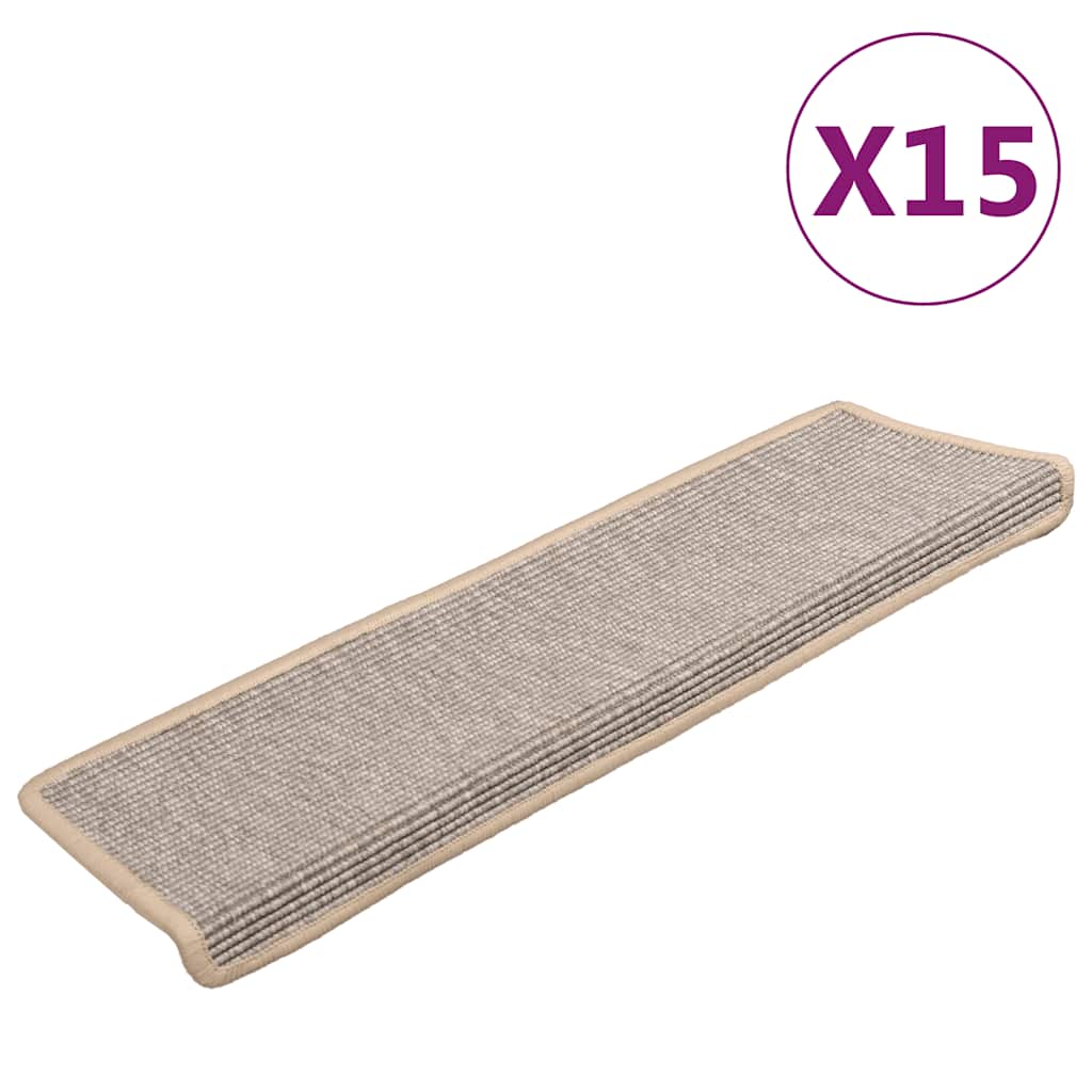 Maison Exclusive - Stufenmatten 15 Stk. 65x21x4 Cm Silber Rechtec