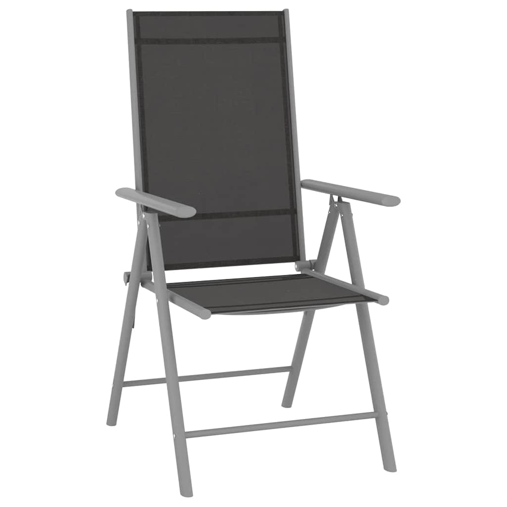 Maison Exclusive - 9-tlg. Garten-lounge-set Schwarz Und Silbern