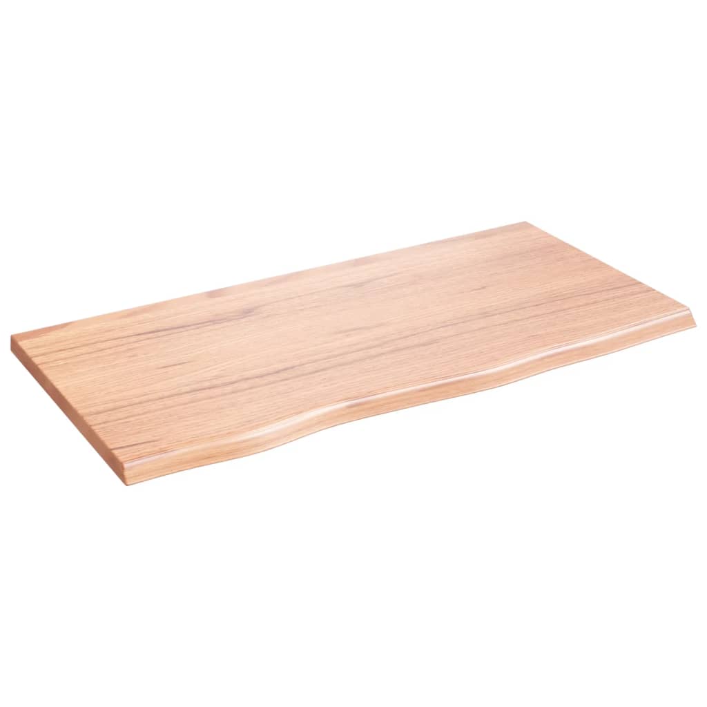 Maison Exclusive - Tischplatte Hellbraun 80x40x2 Cm Massivholz Ei